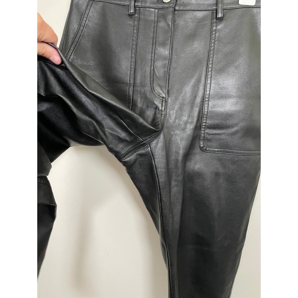 Aritzia Wilfred Free Lucy Pants in Black Size 6 Faux Leather Contemporary - Picture 5 of 11